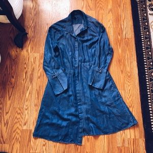 Button down long sleeve dress